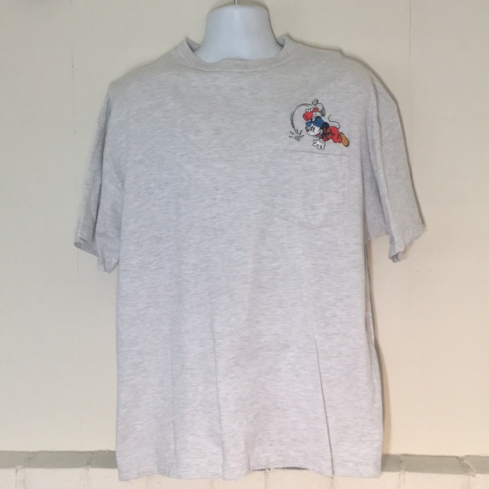 MICKEY MOUSE T-SHIRT SILVER COLOR EXTRA LARGE